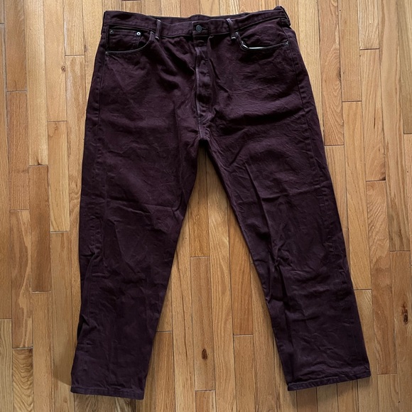 Levi's Other - Maroon Levi’s 501 XX Shrink-to-Fit Jeans